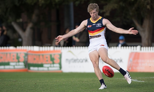 Harrison Wigg SANFL kicking 620.jpg Harrison Wigg was the only Crow to feature in the 2017 SANFL Team of the Year - Harrison Wigg,Adelaide Crows